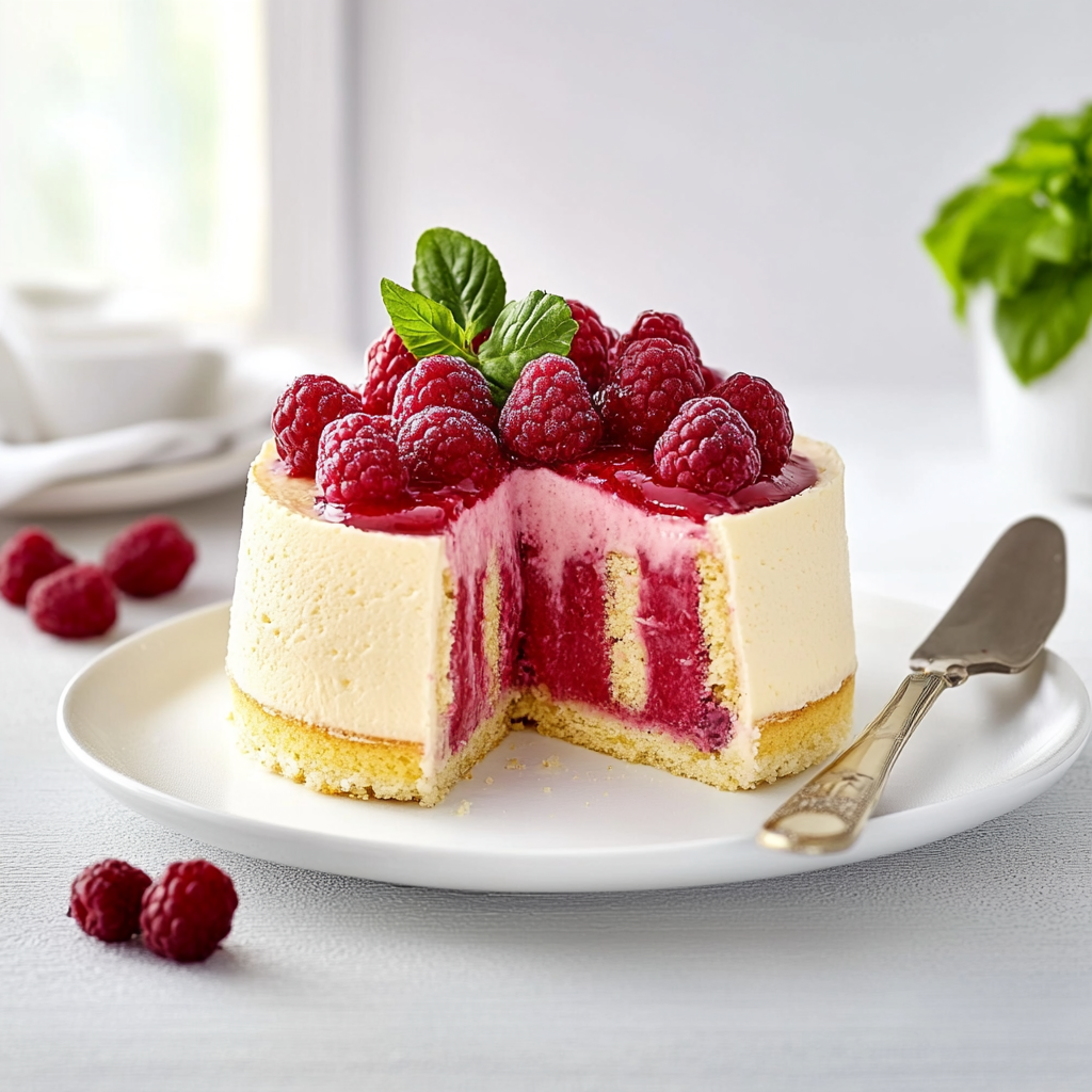 Charlotte Mousse aux Framboises