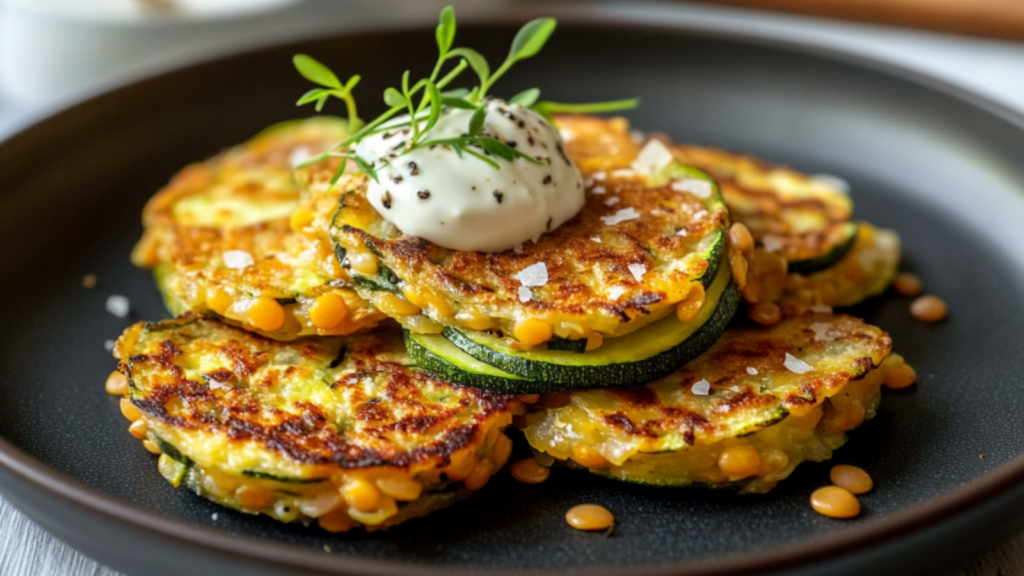 Galettes de Lentilles Corail et Courgettes : Simple et Sain
