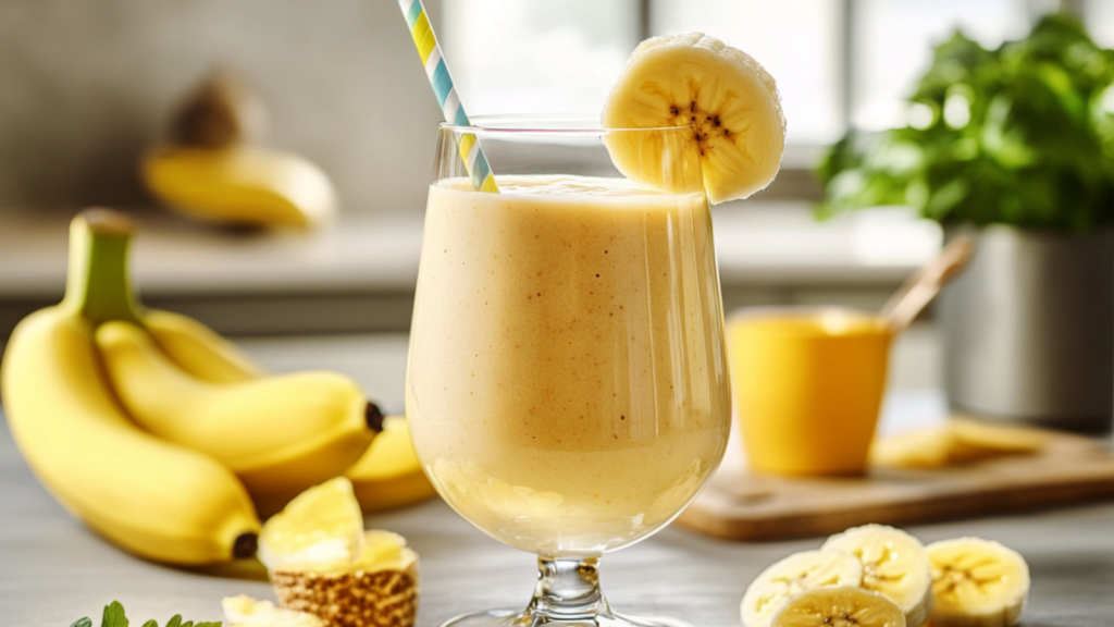 Smoothie Poire-Banane : Douceur et Crémeux