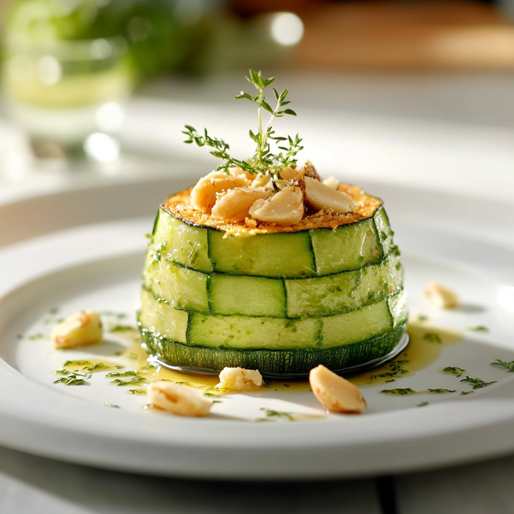 Flans Courgettes Amandes