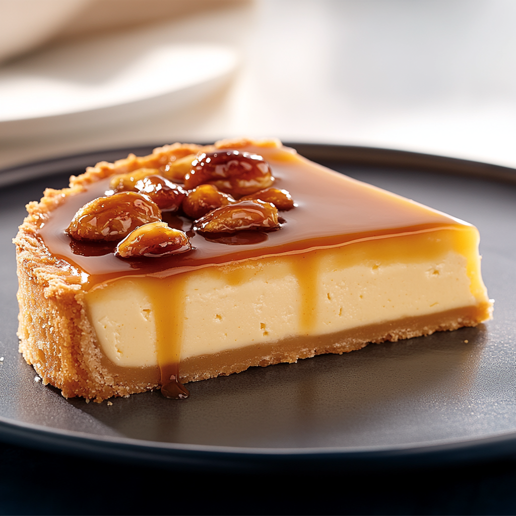 Gâteau au fromage à la tarte aux pacanes et au caramel depuis recettemoderne