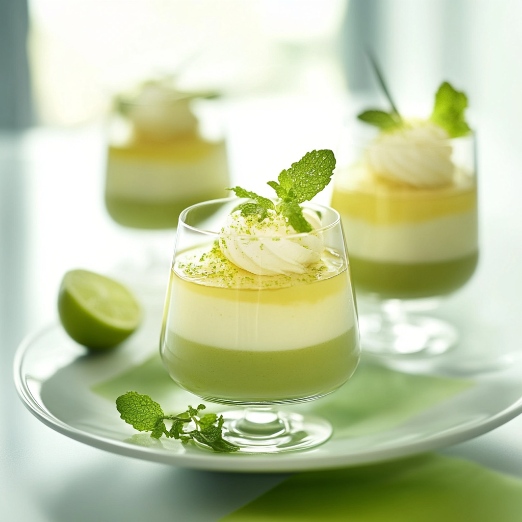 Verrines Mojito : Dessert Frais au Citron et Menthe
