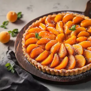 Tarte aux abricots crème d'amande depuis recettemoderne