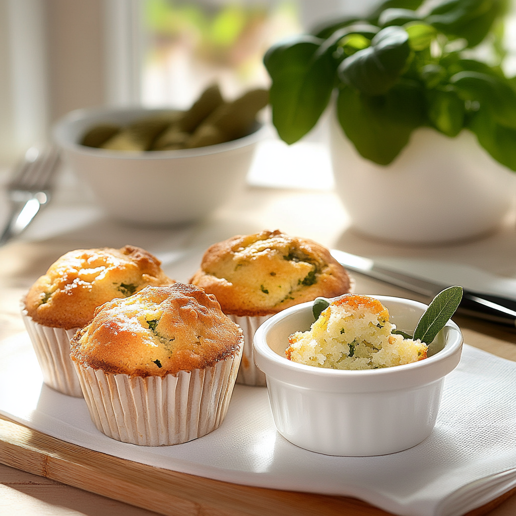 Muffins Salés à l'Ail des Ours