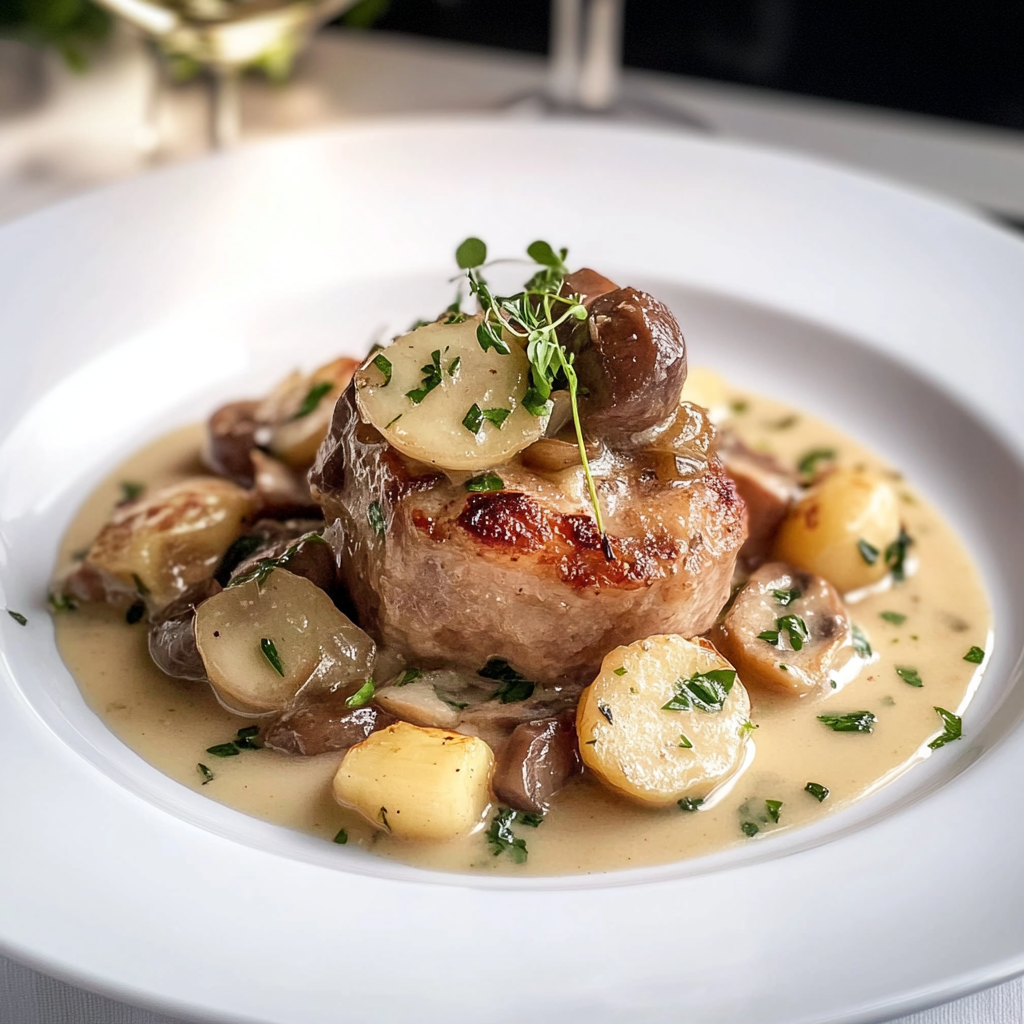 Blanquette de veau à l'ancienne depuis recettemoderne