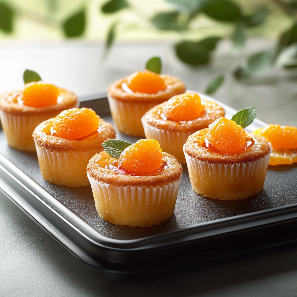Financiers orange-fleur d'oranger depuis recettemoderne