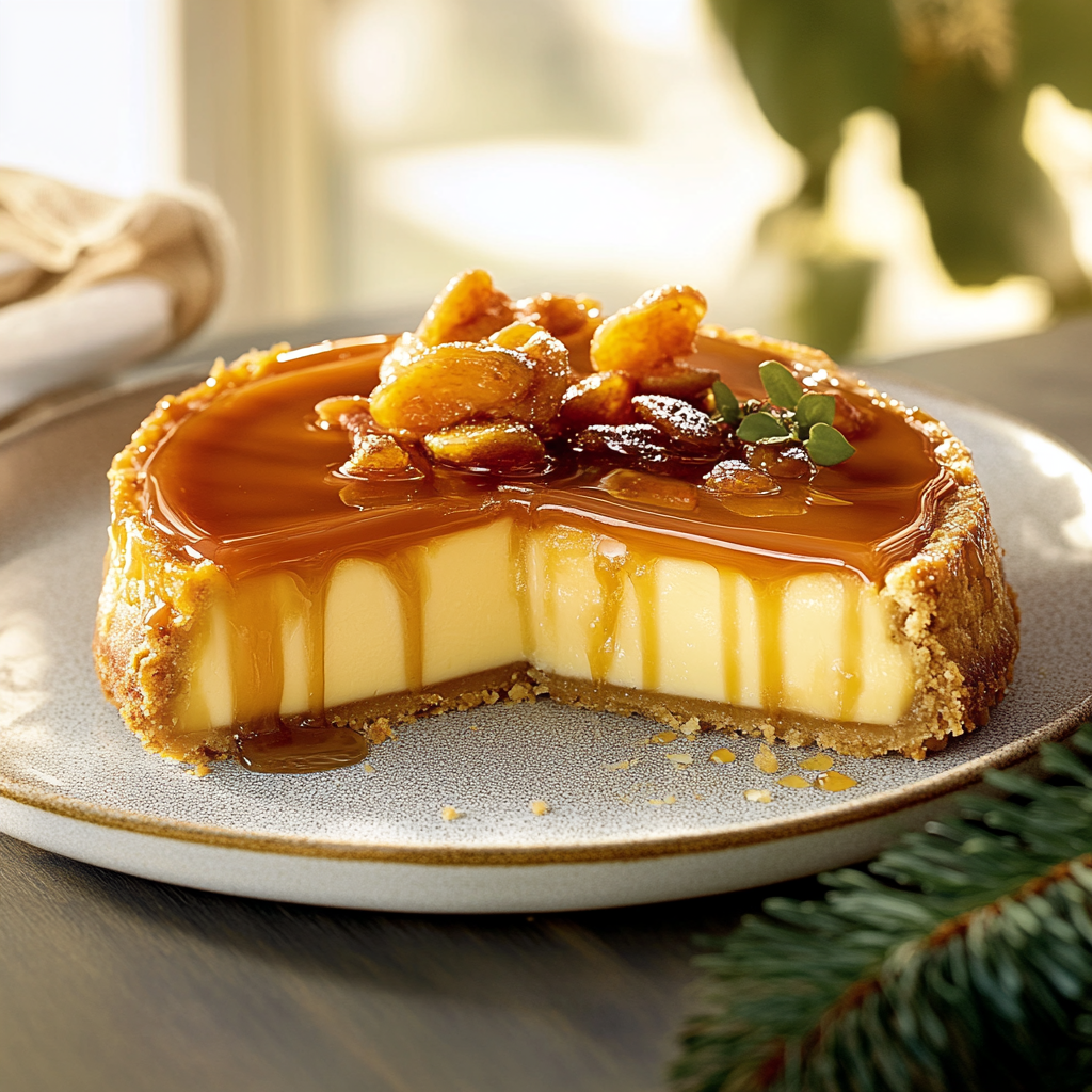 Gâteau au fromage à la tarte aux pacanes et au caramel depuis recettemoderne