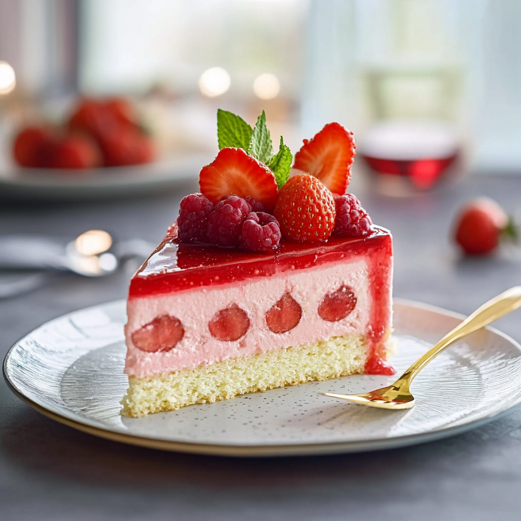 Entremet aux Fraises : Délice Fruité