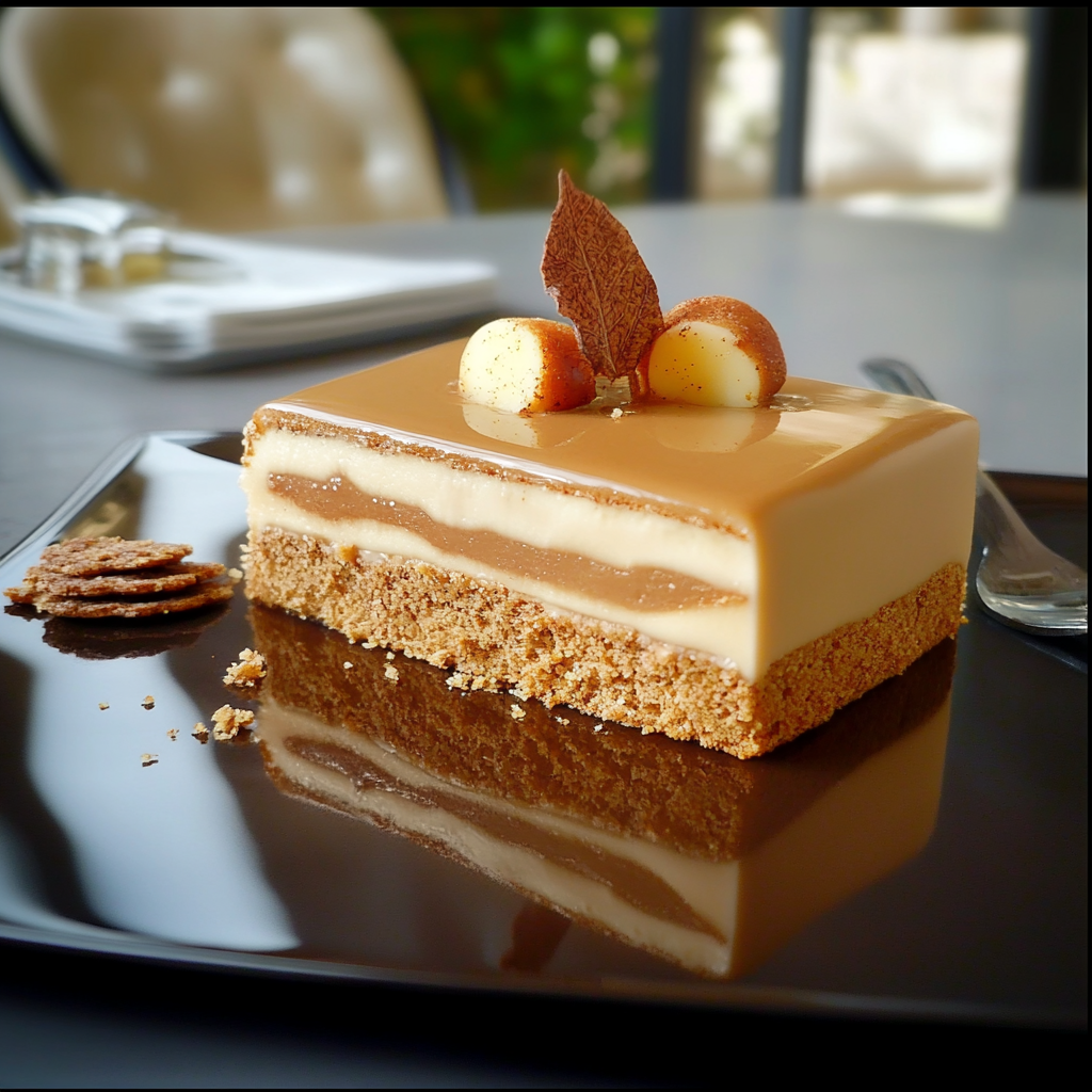 Bavarois pomme speculoos depuis recettemoderne