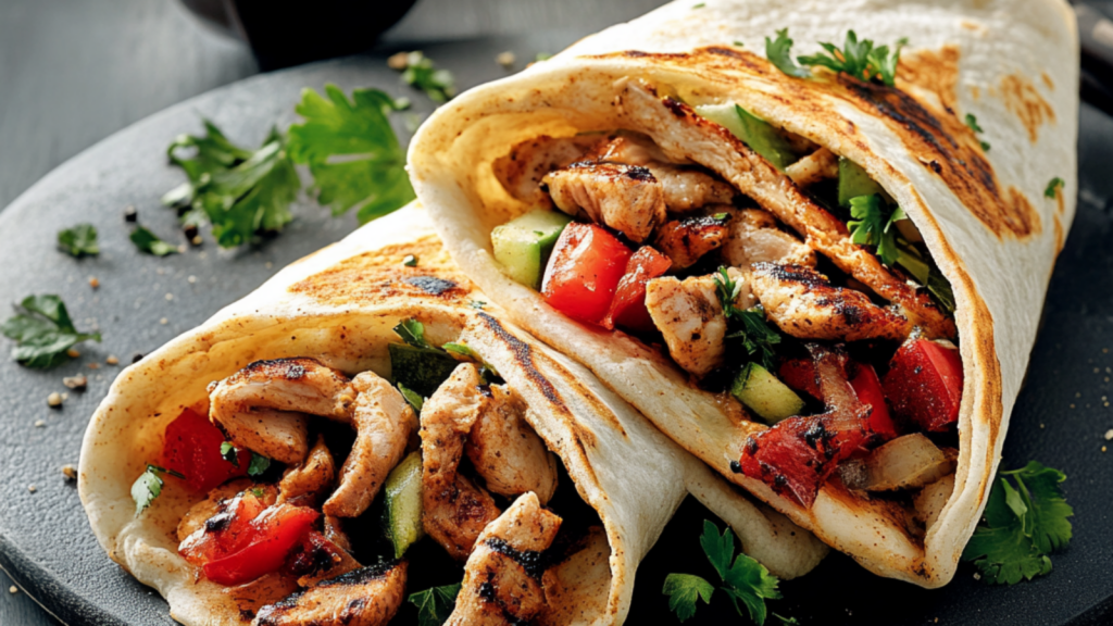 Gyros au Poulet Facile et Savoureux