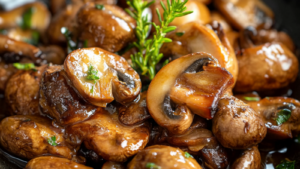 Champignons rôtis au four à la sauce soja depuis recettemoderne
