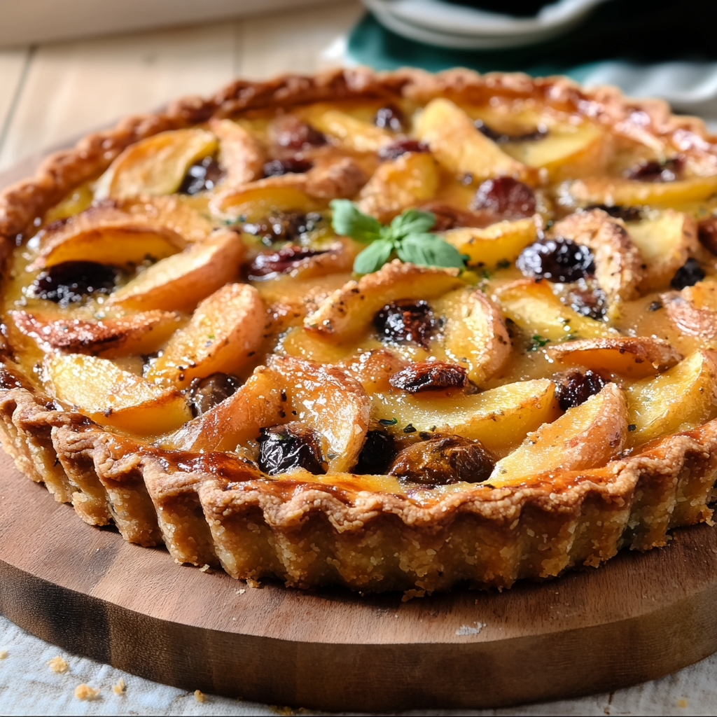 Tarte Gasconne aux Pommes et Pruneaux