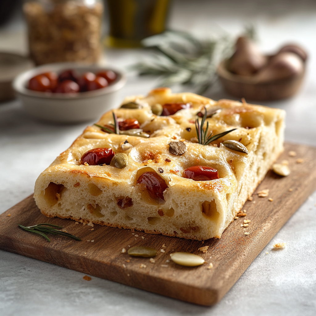Focaccia Moelleuse Maison : Recette Facile