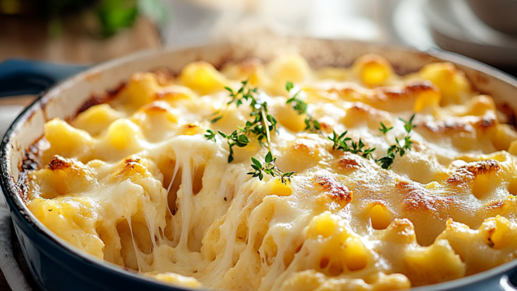 Gratin de Macaronis Crémeux
