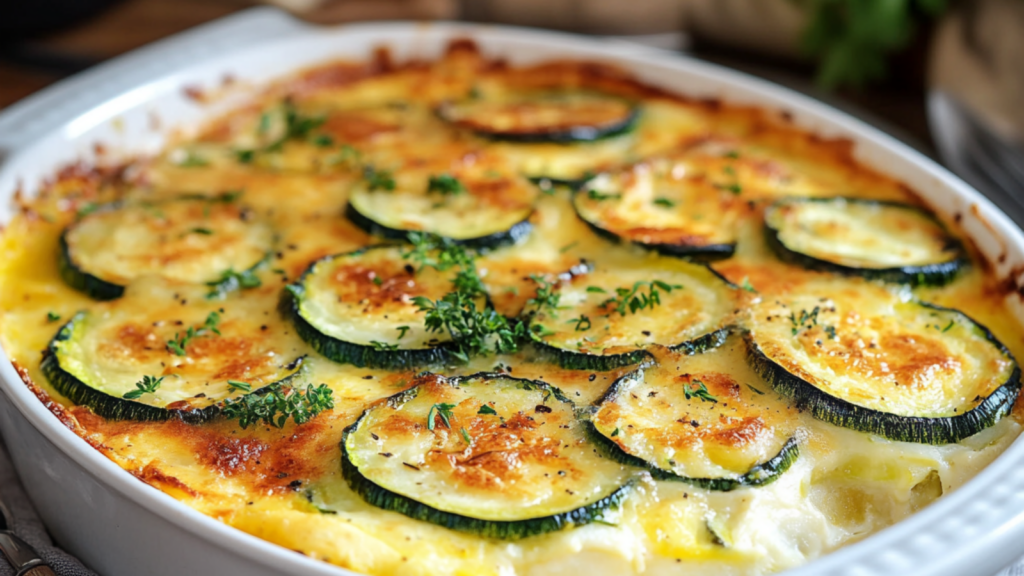 Gratin de Courgettes au Thon : Un Plat Léger et Savoureux