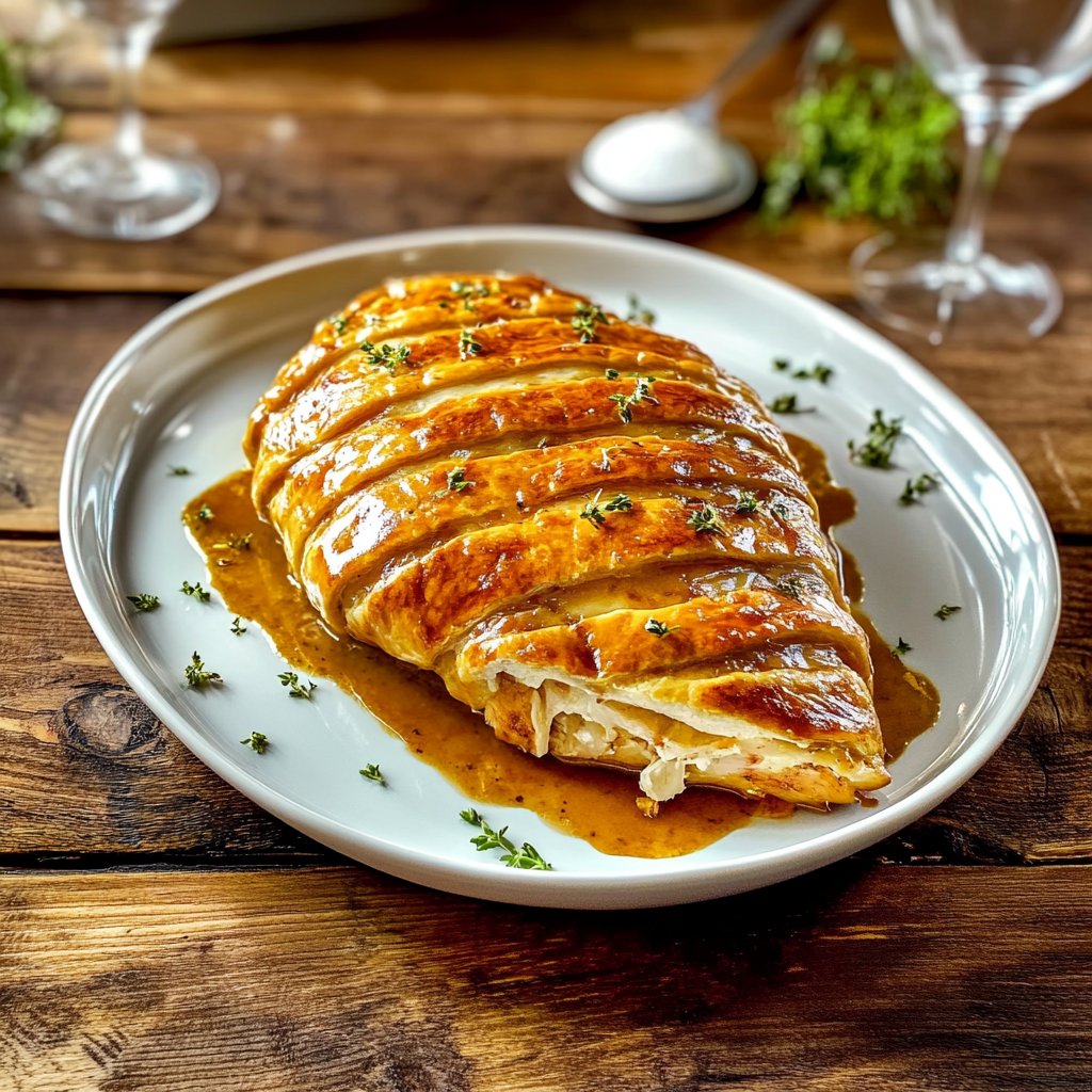 Tourte Tressée au Poulet : Un Plat Réconfortant