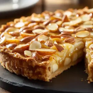 Tarte Miel Amandes