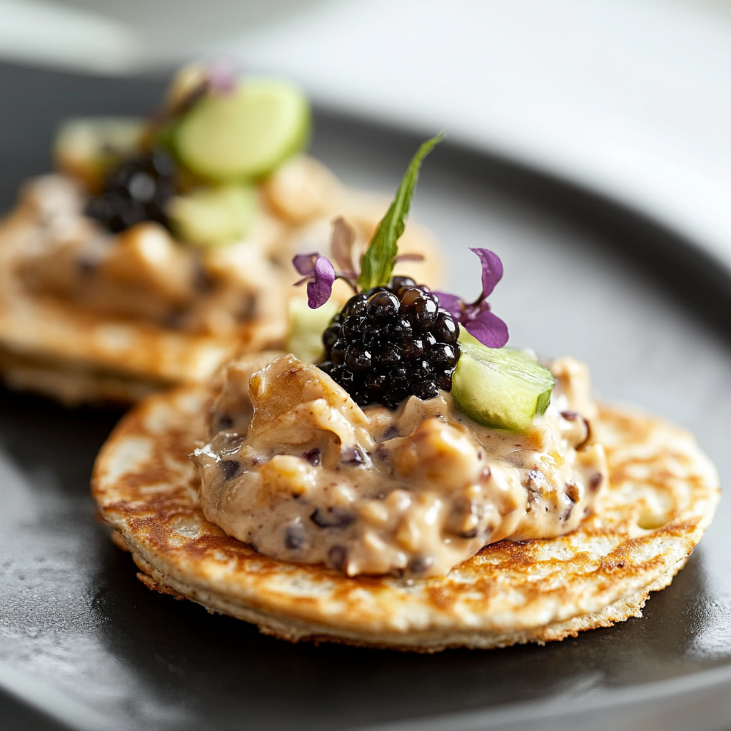 Blinis à la Mousse de Thon : Un Apéritif Raffiné