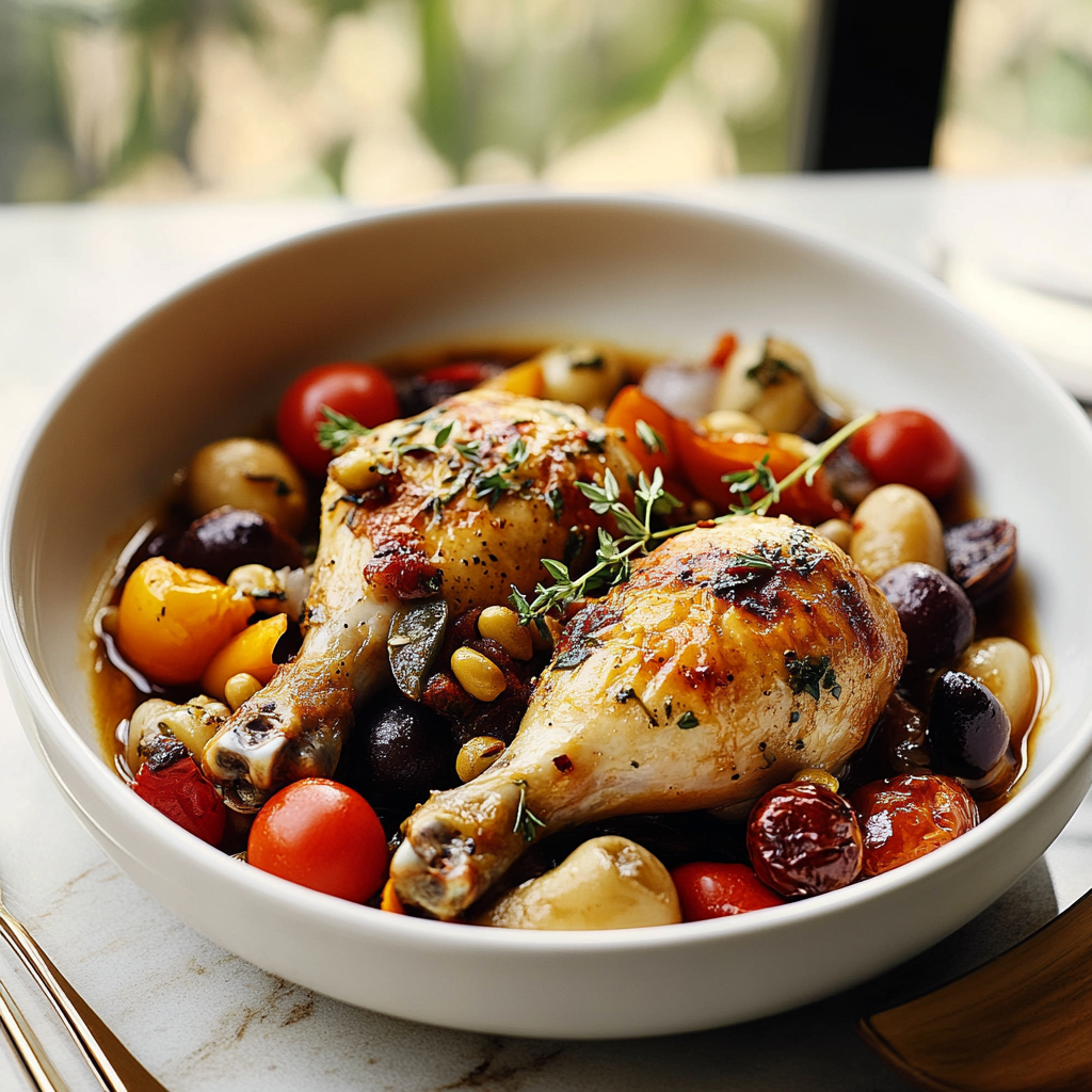 Poulet à l'espagnole depuis recettemoderne