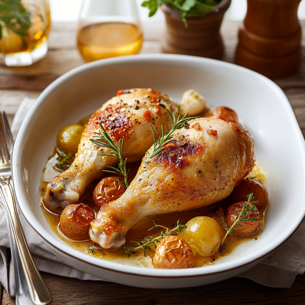 CUISSES DE POULET AU FOUR AVEC LA MARINADE depuis recettemoderne