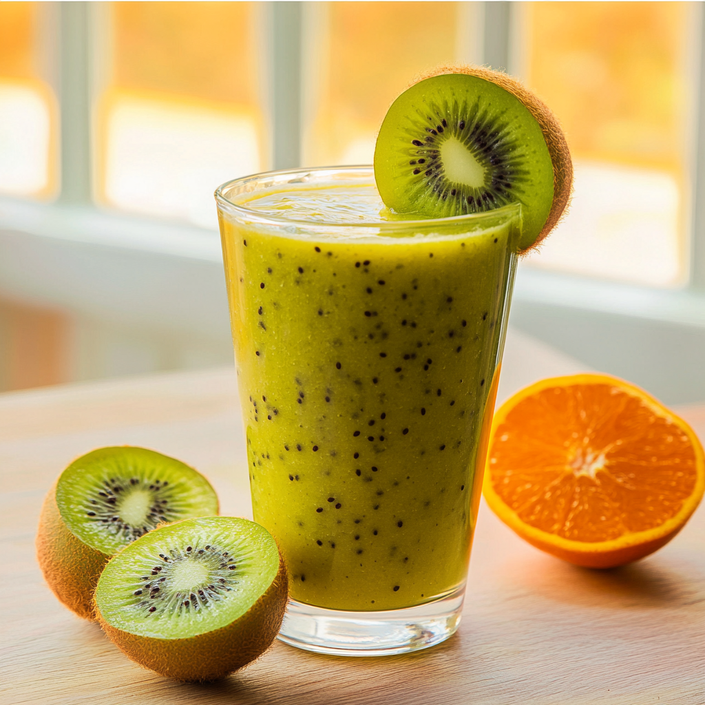 Smoothie Orange-Kiwi Éclatant