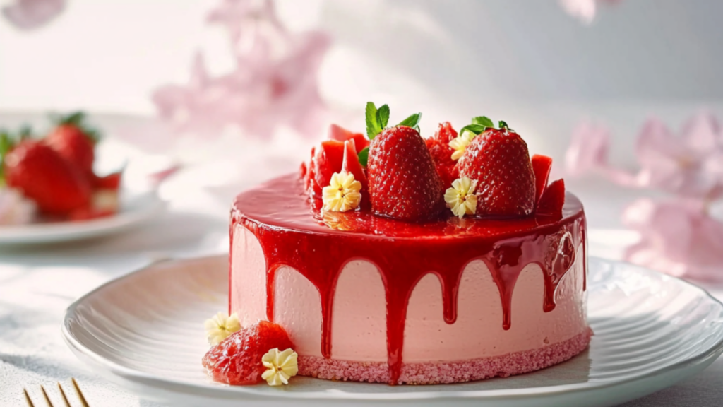 Entremet aux Fraises : Délice Fruité