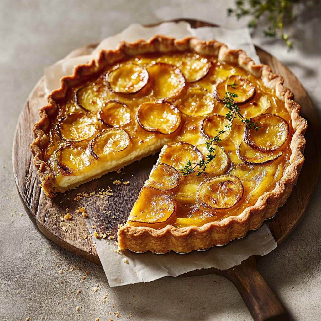 Tarte aux oignons légère depuis recettemoderne