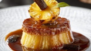 Palets Bretons aux Ananas Poêlé et Sauce Caramel