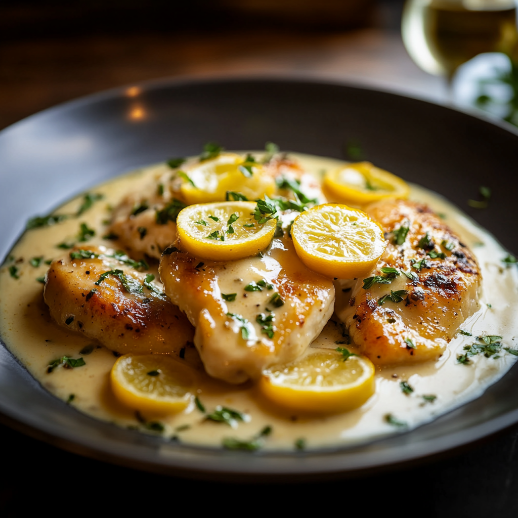 Piccata de poulet crémeux au citron depuis recettemoderne