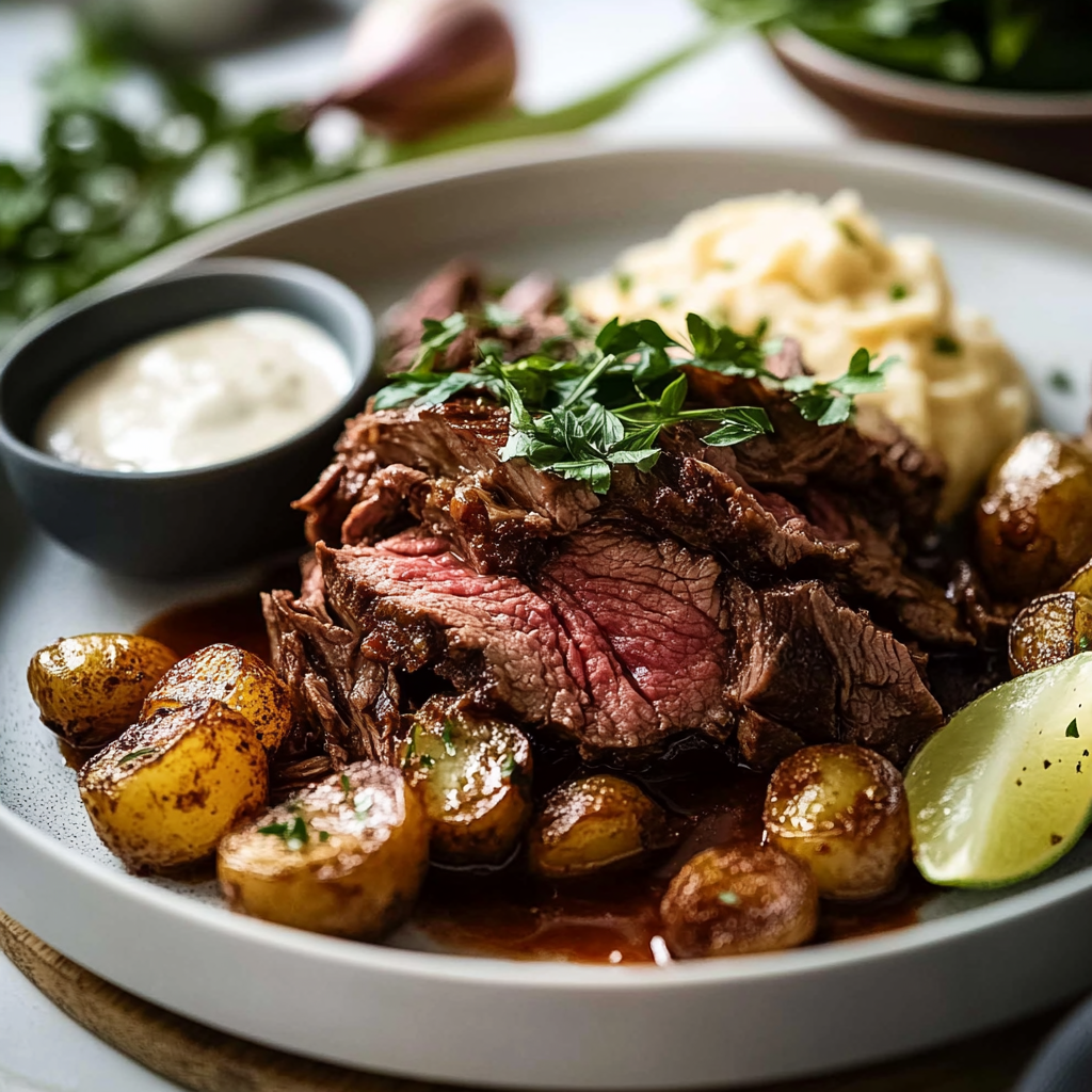 Effiloché de boeuf mijoté depuis recettemoderne
