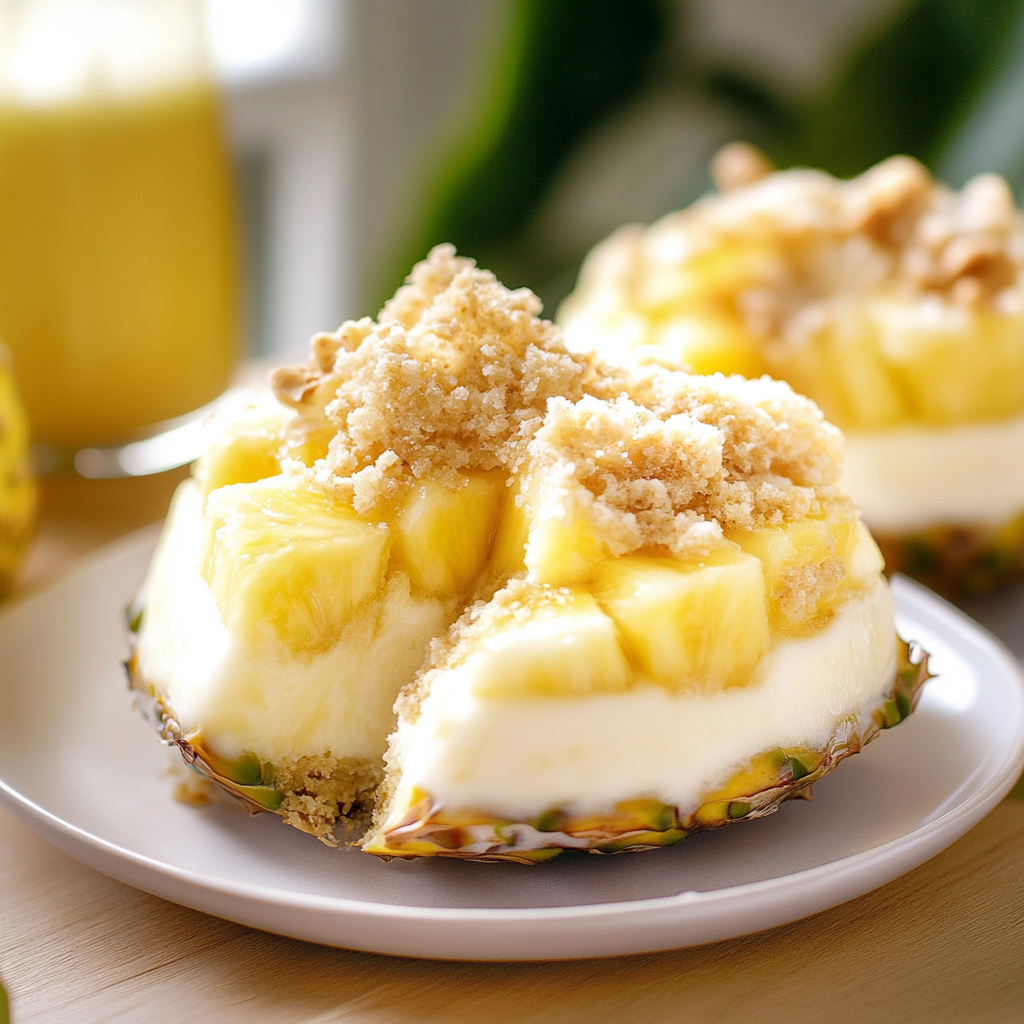 Moelleux à l'Ananas façon Piña Colada
