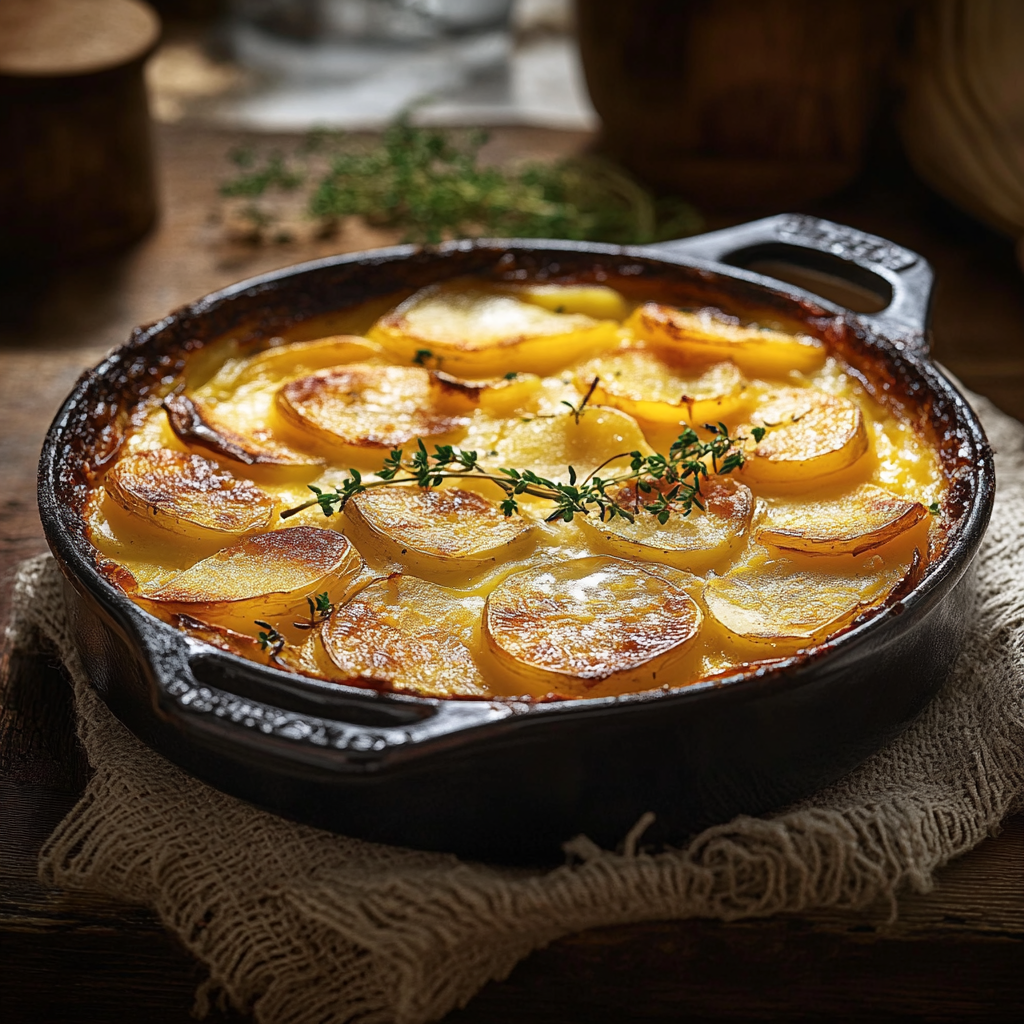 gratin de pommes de terre à la normande depuid recettemoderne
