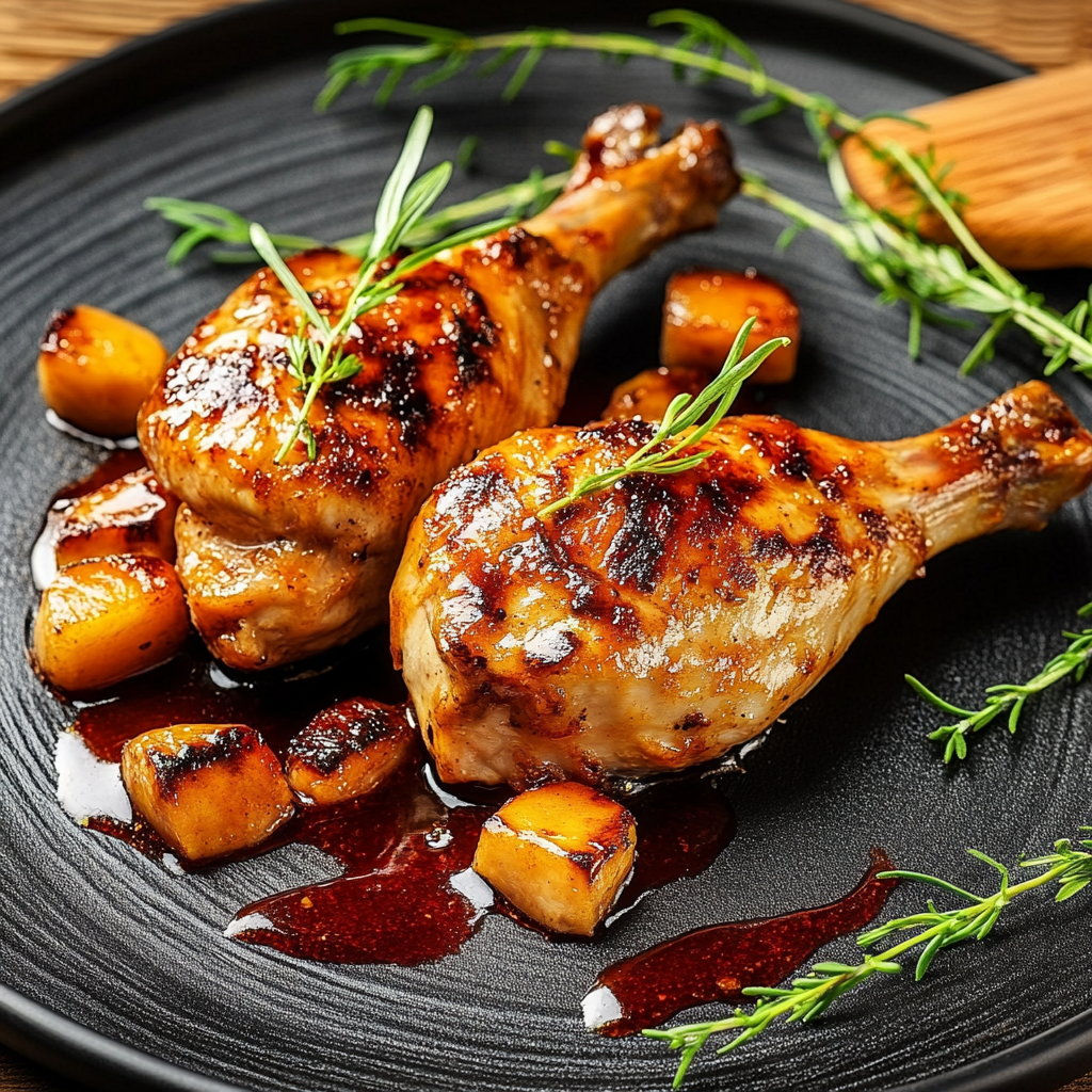 CUISSES DE POULET AU FOUR AVEC LA MARINADE depuis recettemoderne