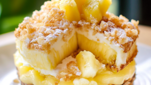 Moelleux à l'Ananas façon Piña Colada