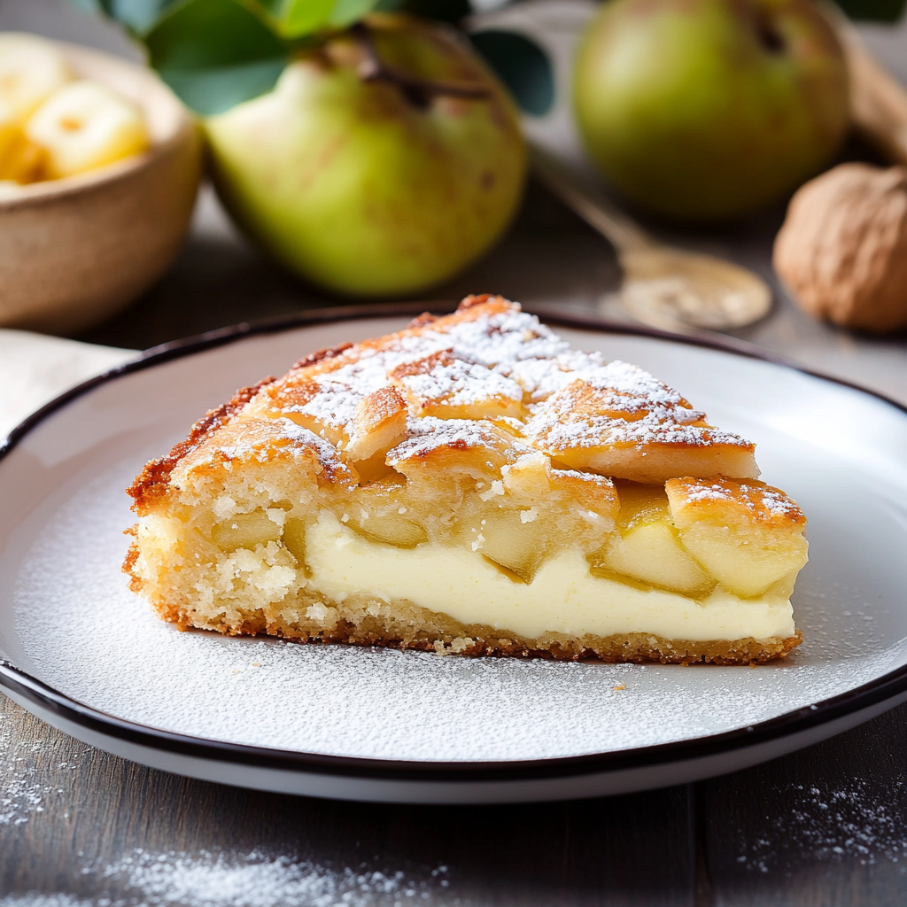 Gâteau nuage aux poires depuis recettemoderne