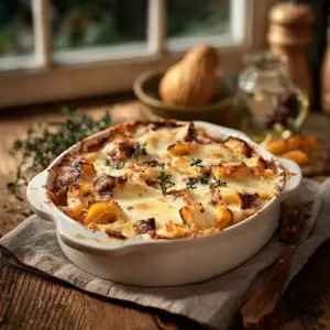 Gratin de butternut au camembert depuis recettemoderne