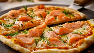 Pizza au Saumon Fumé depuis recettemoderne