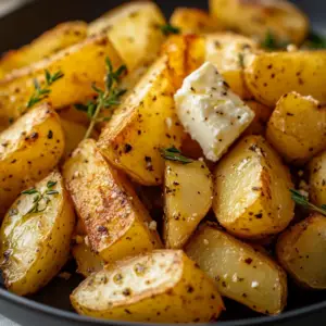 Pommes de terre rôties à la feta depuis recettemoderne