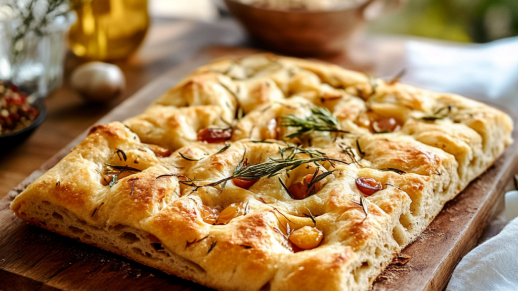 Focaccia maison moelleuse depuis recettemoderne