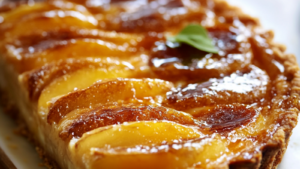 Tarte aux pommes crème brûlée depuis recettemoderne