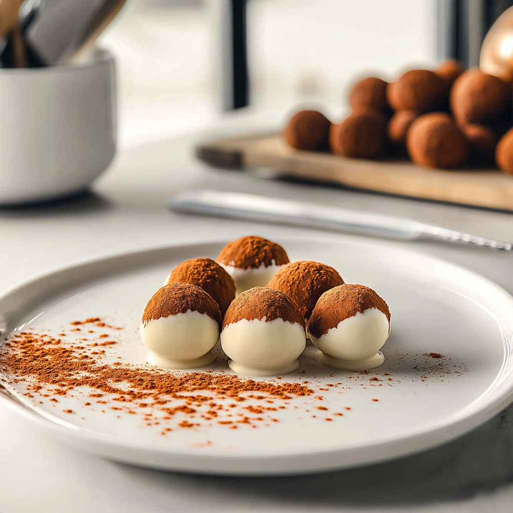 Truffes au spéculoos depuis recettemoderne