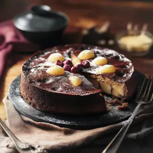 Clafoutis aux Poires et au Chocolat depuis recettemoderne