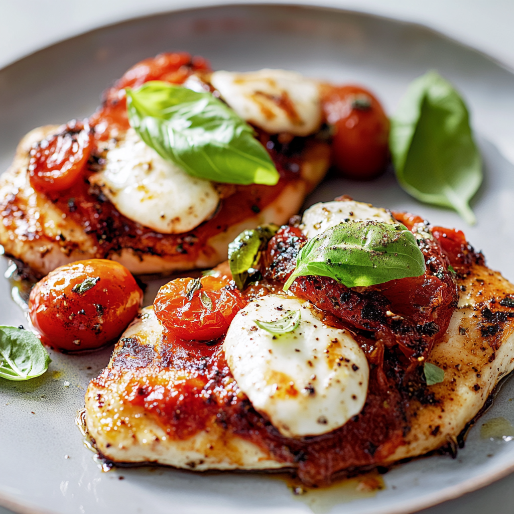 Escalope de poulet mozzarella depuis recettemoderne