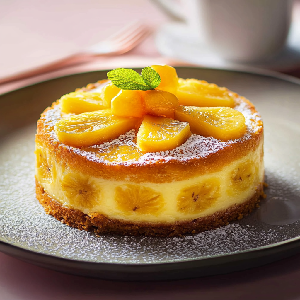 Gâteau au café à l'ananas depuis recettemoderne
