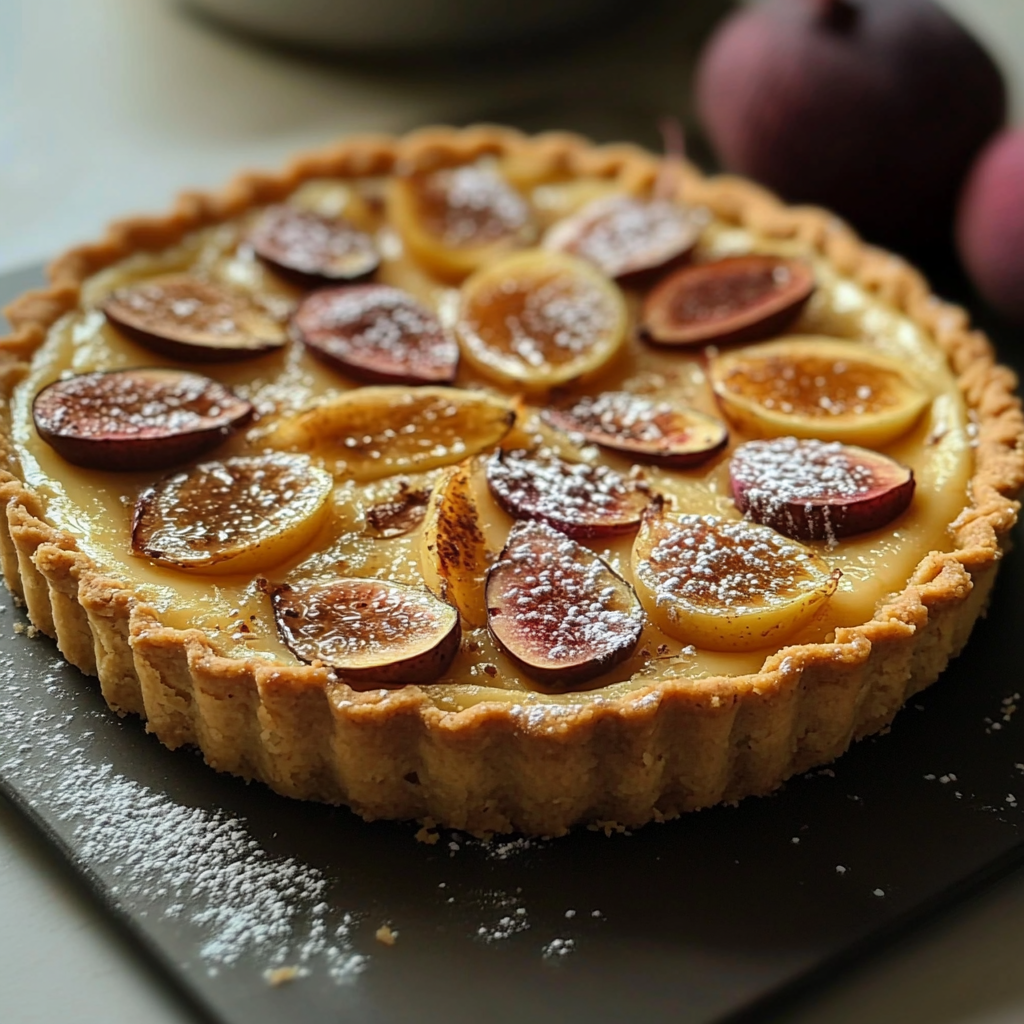 Tarte FIGUE AMANDE depuis recettemoderne