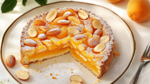 Gâteau abricots amandes depuis recettemoderne