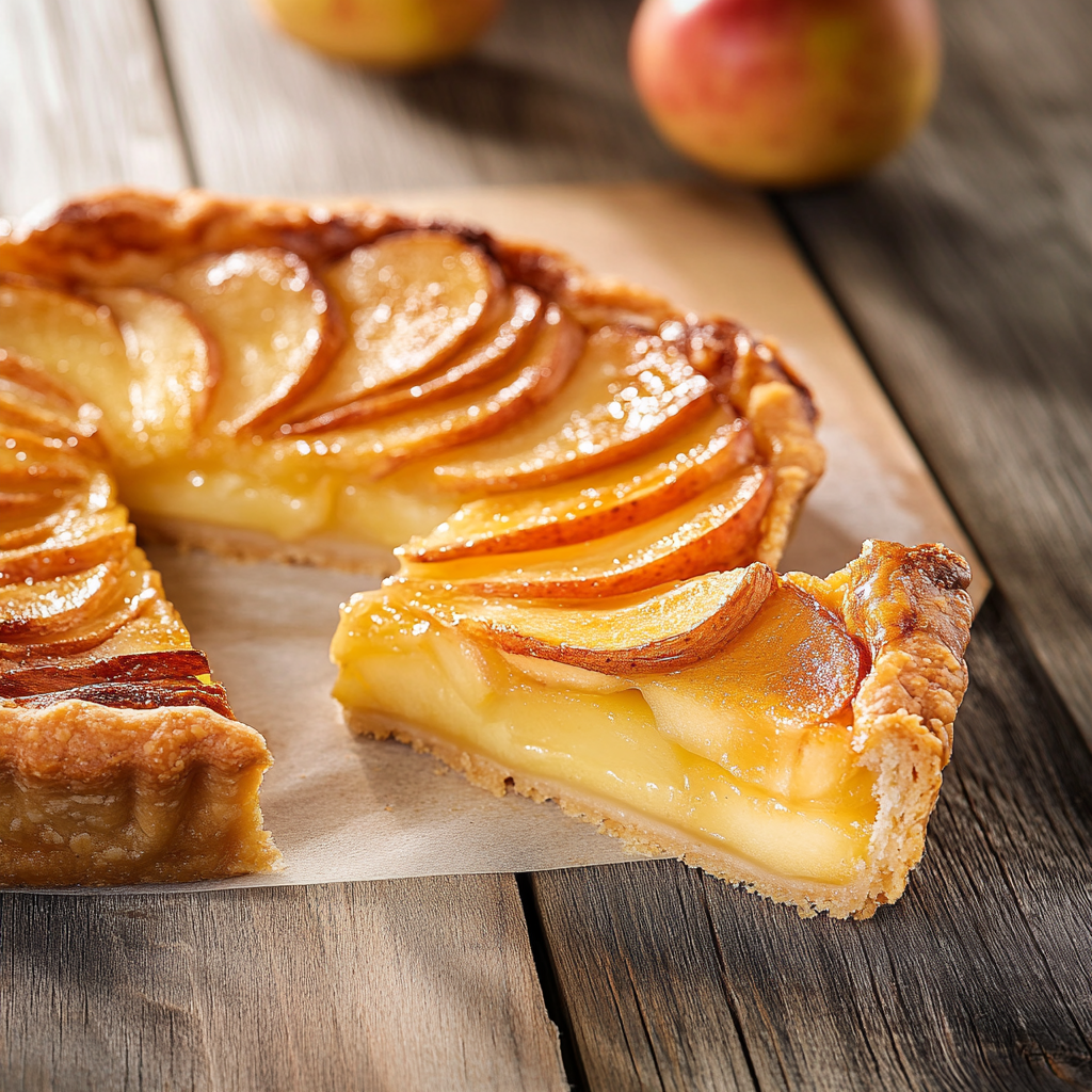 Bougatsa tarte aux pommes depuis recettemoderne