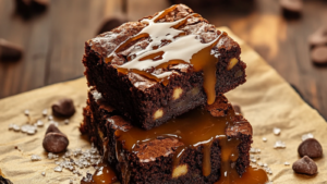 Brownie chocolat caramel depuis recettemoderne