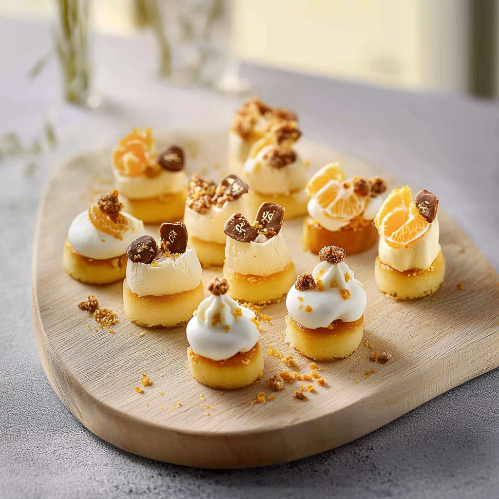 Mignardises amande orange depuis recettemoderne
