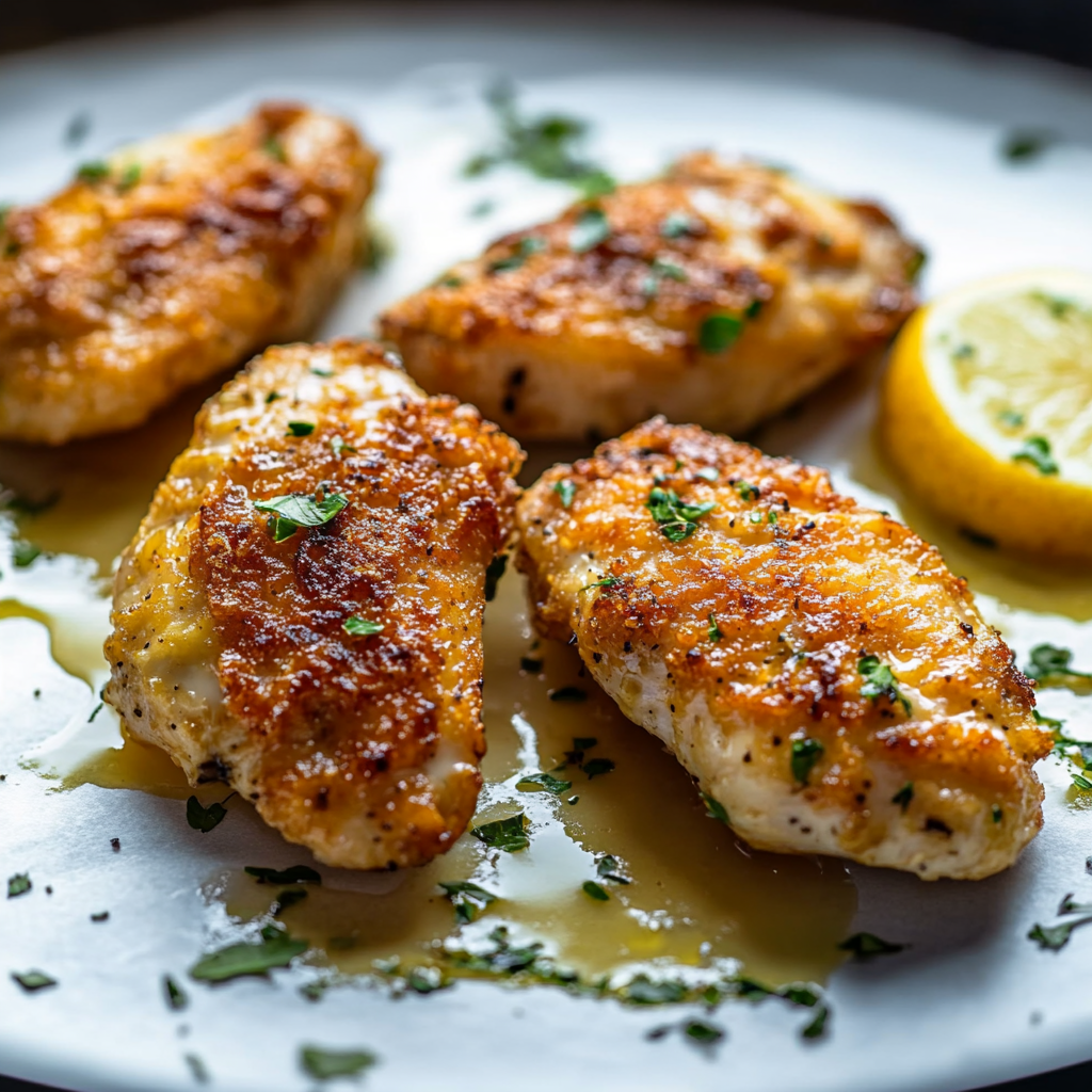 Aiguillettes de poulet au citron depuis recettemoderne